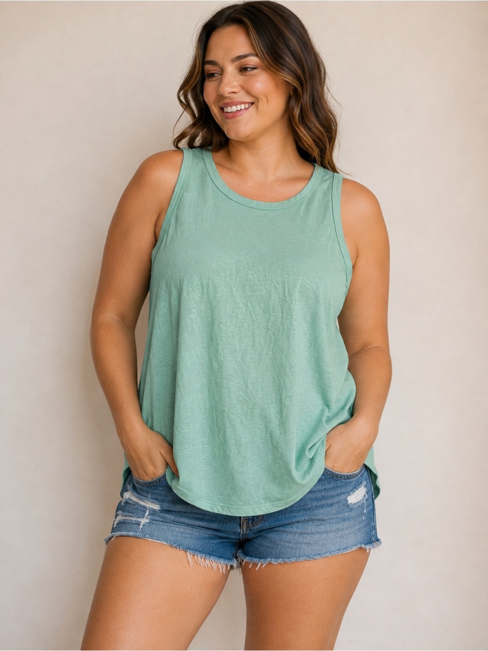 Torrid Women’s Open Back Tank Top – Size 1 (1X / 14-16)